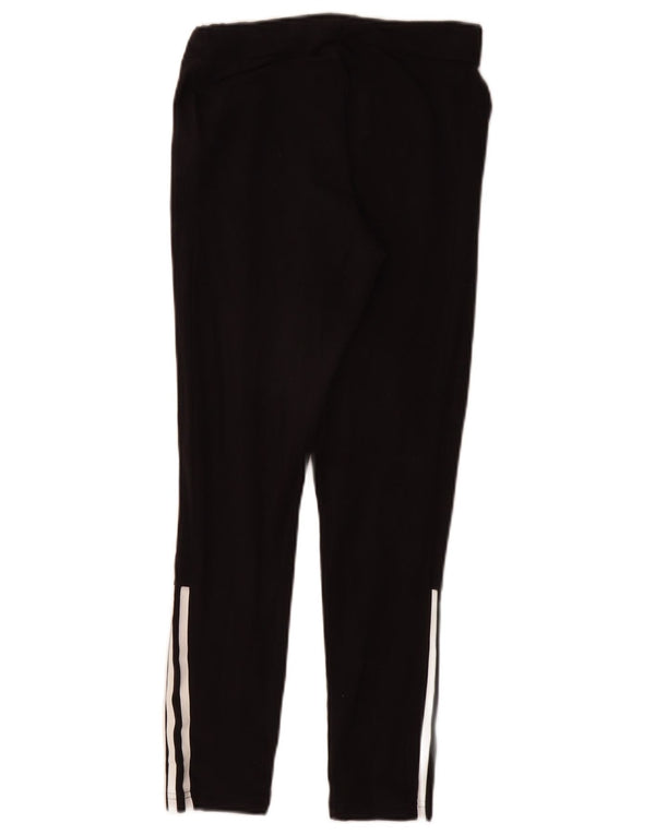 Adidas Womens Leggings UK 8/10 Small Black Cotton