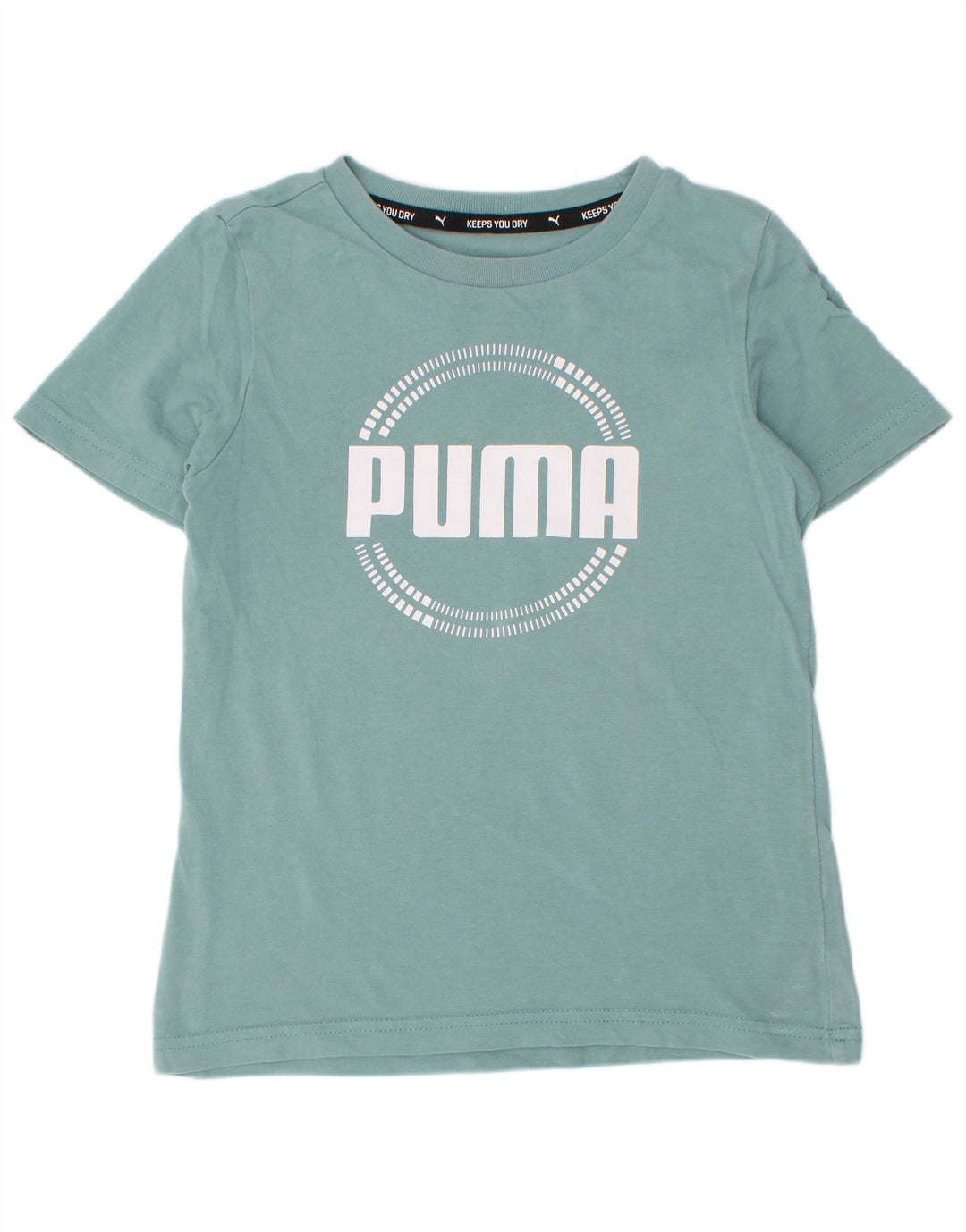 Puma Boys Graphic T-Shirt Top 7-8 Years Blue