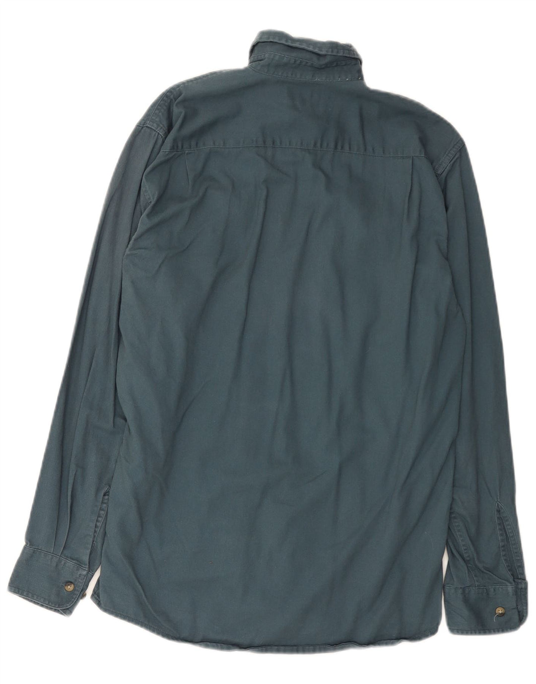 Wrangler Mens Shirt Small Blue Cotton