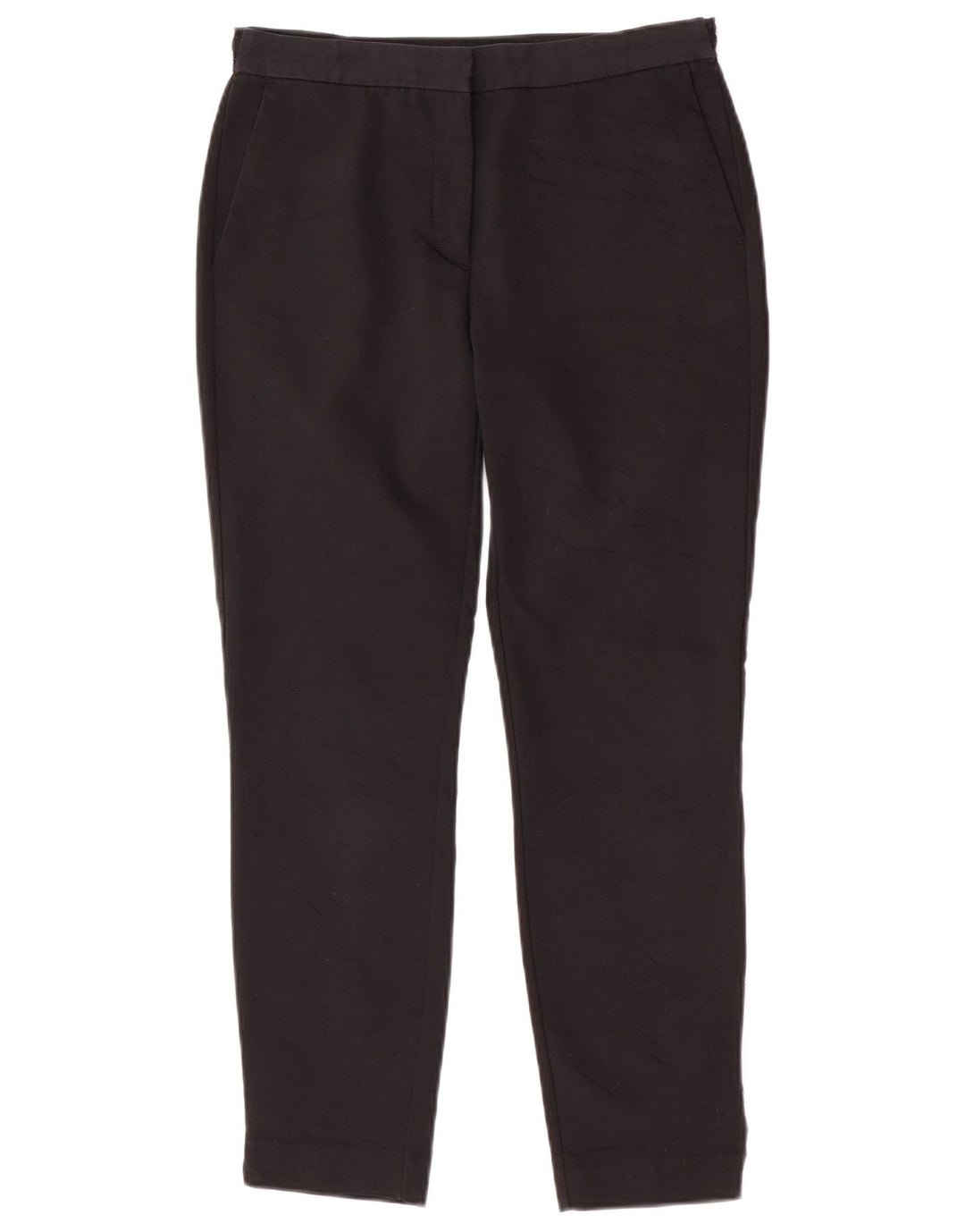 Zara Womens Slim Chino Trousers Medium W28 L26 Black Cotton