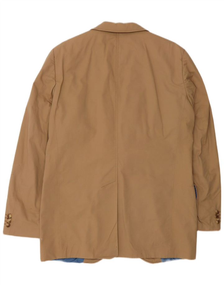 TOMMY HILFIGER Mens 2 Button Blazer Jacket EU 52 XL Beige Cotton