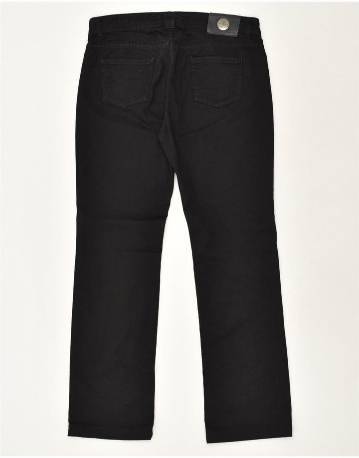TRUSSARDI Womens Straight Jeans W29 L31 Black Cotton | Vintage Trussardi | Thrift | Second-Hand Trussardi | Used Clothing | Messina Hembry 