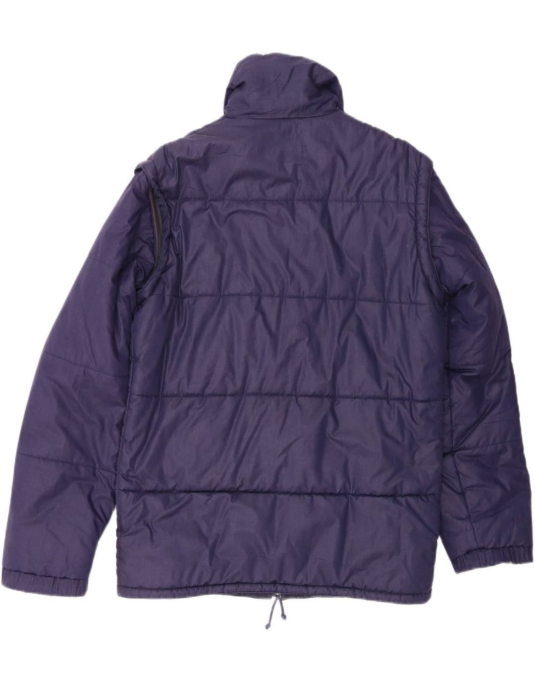 MC ROSS Mens Padded Jacket UK 36 Small Navy Blue Cotton Vintage MC Ross and Second-Hand MC Ross from Messina Hembry 