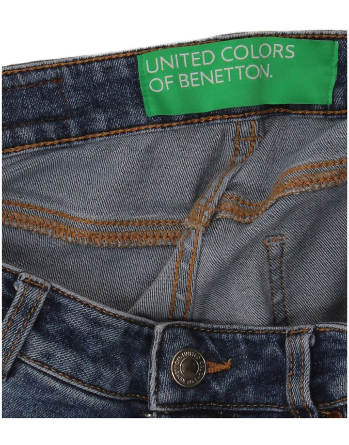 Benetton Womens Straight Jeans W30 L32 Blue