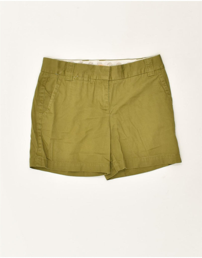 J. CREW Womens Broken In Classic Fit Chino Shorts US 2 XS W30  Green | Vintage J. Crew | Thrift | Second-Hand J. Crew | Used Clothing | Messina Hembry 