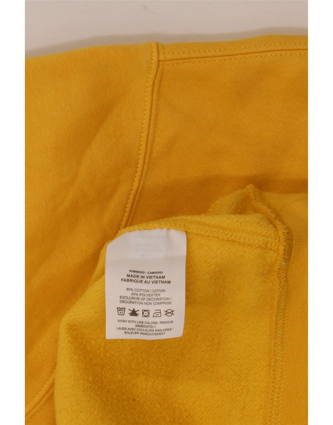 Nike Mens Sweatshirt Jumper XL Yellow Cotton