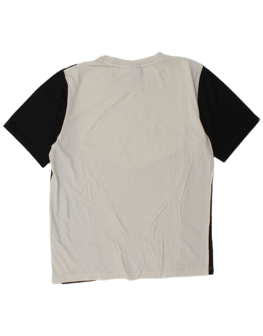 Nike Mens Graphic T-Shirt Top Medium White Colourblock Cotton