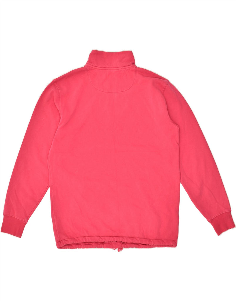 VANS Mens Zip Neck Sweatshirt Jumper Small Pink Cotton | Vintage Vans | Thrift | Second-Hand Vans | Used Clothing | Messina Hembry 