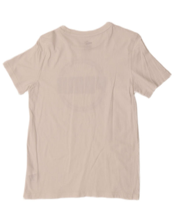 Puma Boys Graphic T-Shirt Top 13-14 Years White Cotton
