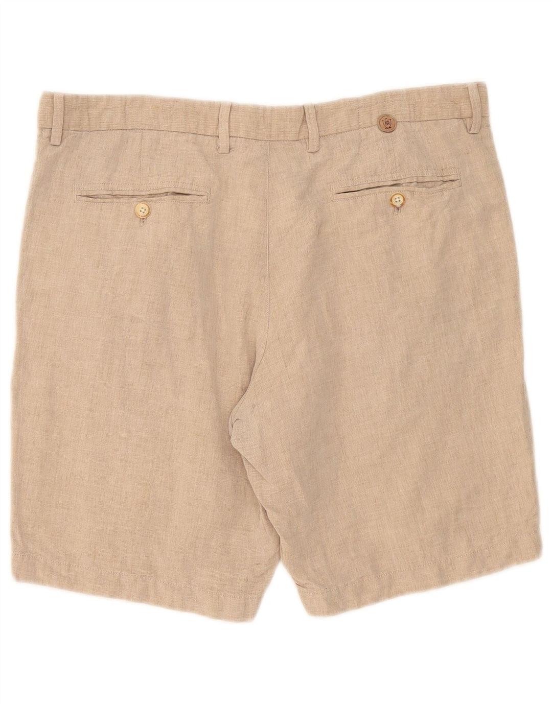Massimo Dutti Mens Chino Shorts EU 44 Large W34 Beige