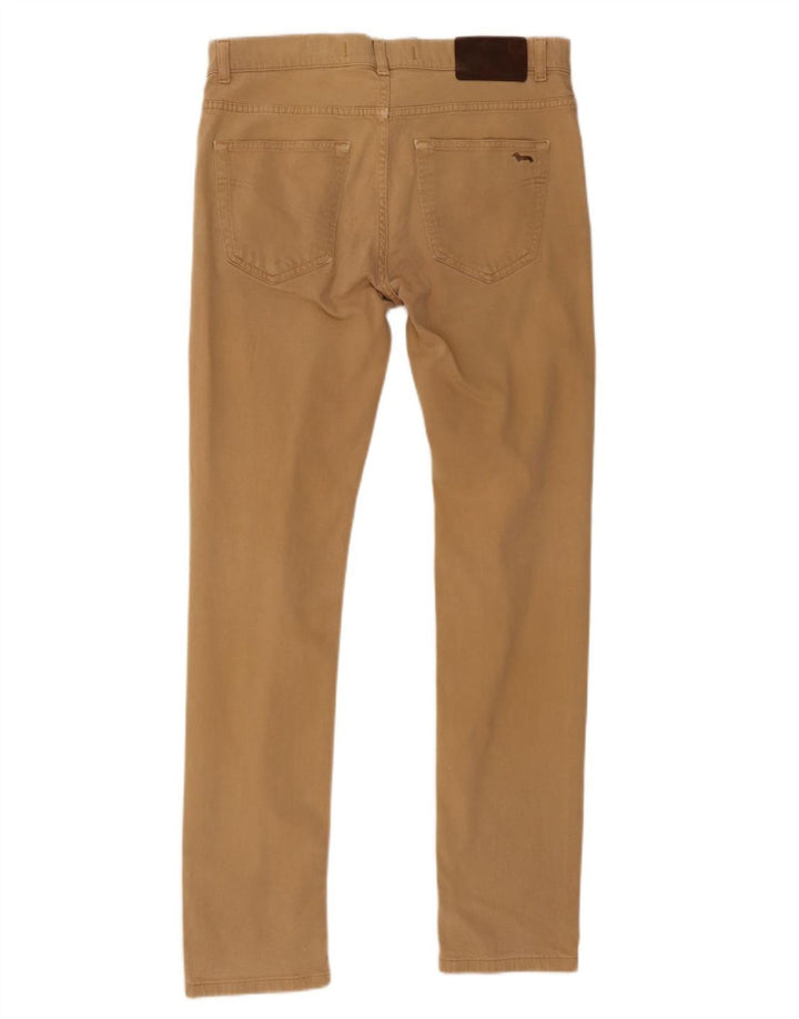 HARMONT & BLAINE Mens Skinny Casual Trousers IT 48 Medium W34 L32 Beige