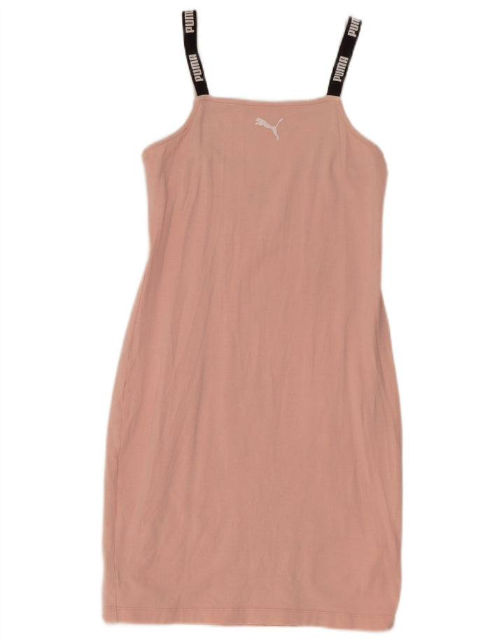 Puma Womens Graphic Slip Dress UK 6 XS Pink Polyester