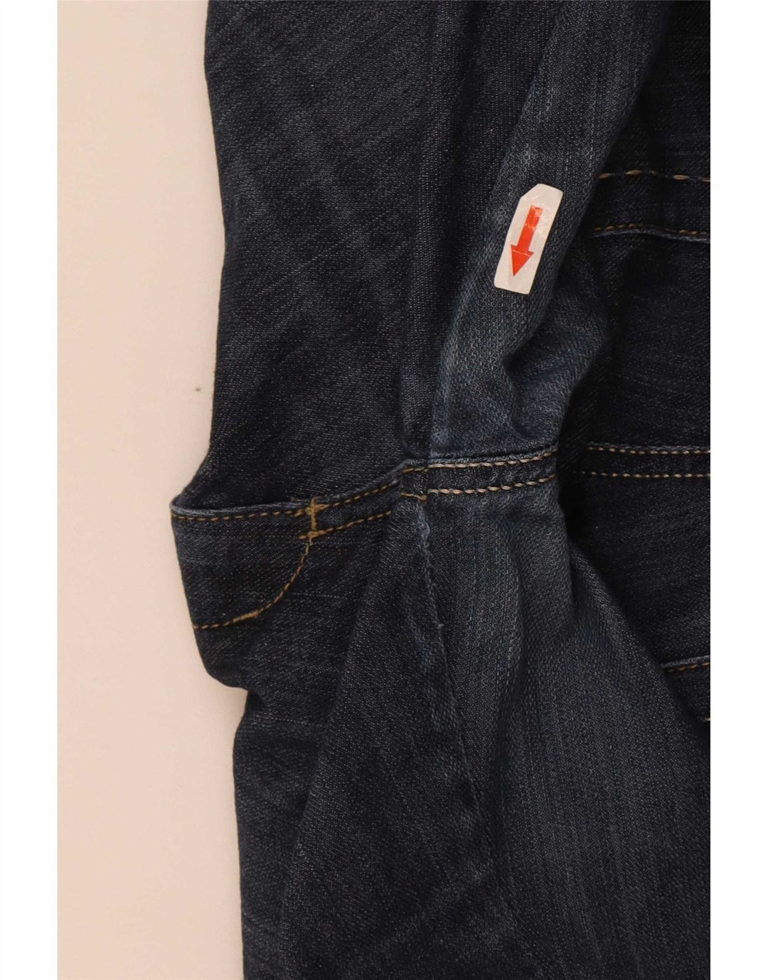 Roccobarocco Womens Straight Jeans W32 L29 Navy Blue Cotton