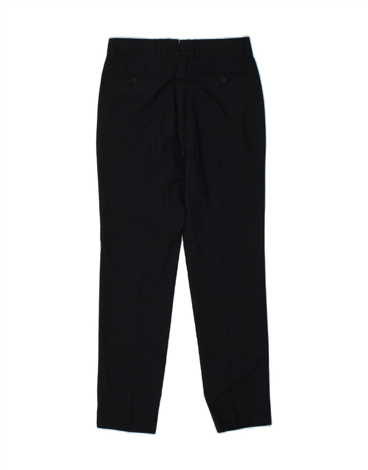 MASSIMO DUTTI Womens Pegged Chino Trousers EU 38 Small W30 L30 Navy Blue Vintage Massimo Dutti and Second-Hand Massimo Dutti from Messina Hembry 