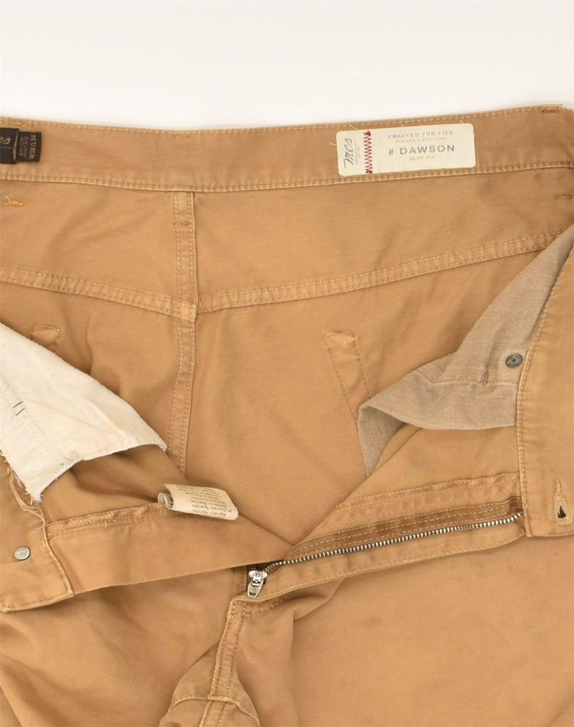 MARLBORO CLASSICS Mens Dawson Slim Fit Chino Trousers W38 L28 Brown Cotton | Vintage Marlboro Classics | Thrift | Second-Hand Marlboro Classics | Used Clothing | Messina Hembry 