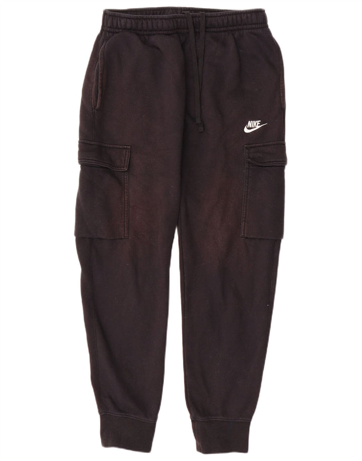 Nike Mens Cargo Tracksuit Trousers Joggers Small Black Cotton