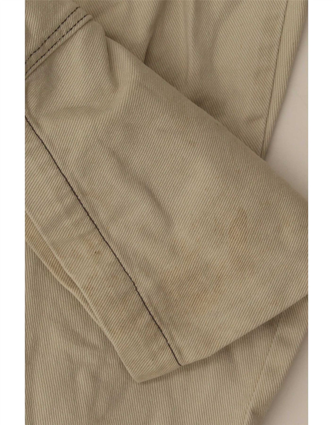 Fishbone Mens Straight Cargo Trousers Medium W32 L30 Beige