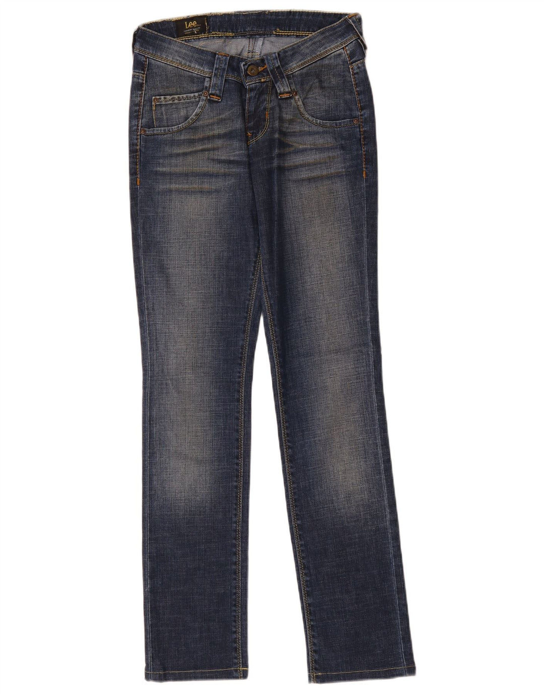 Lee Womens Slim Jeans W27 L30 Blue Cotton