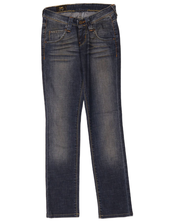 Lee Womens Slim Jeans W27 L30 Blue Cotton