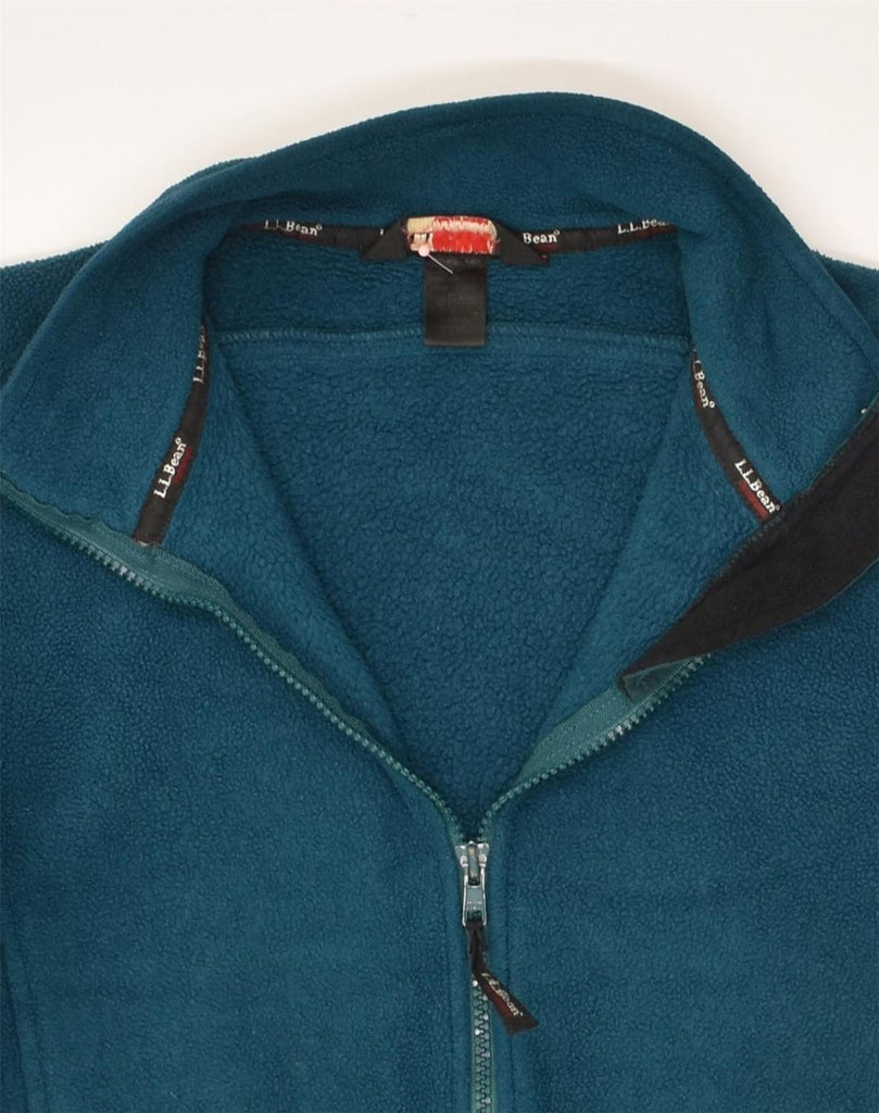 L.L.BEAN Womens Fleece Jacket UK 20 2XL Green Polyester | Vintage L.L.Bean | Thrift | Second-Hand L.L.Bean | Used Clothing | Messina Hembry 