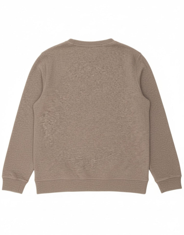 MUSTANG Mens Graphic Sweatshirt Jumper Medium Grey Cotton