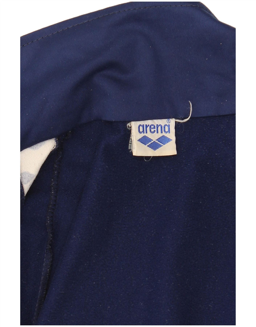 Arena Mens Graphic Tracksuit Top Jacket 2XL Navy Blue Colourblock