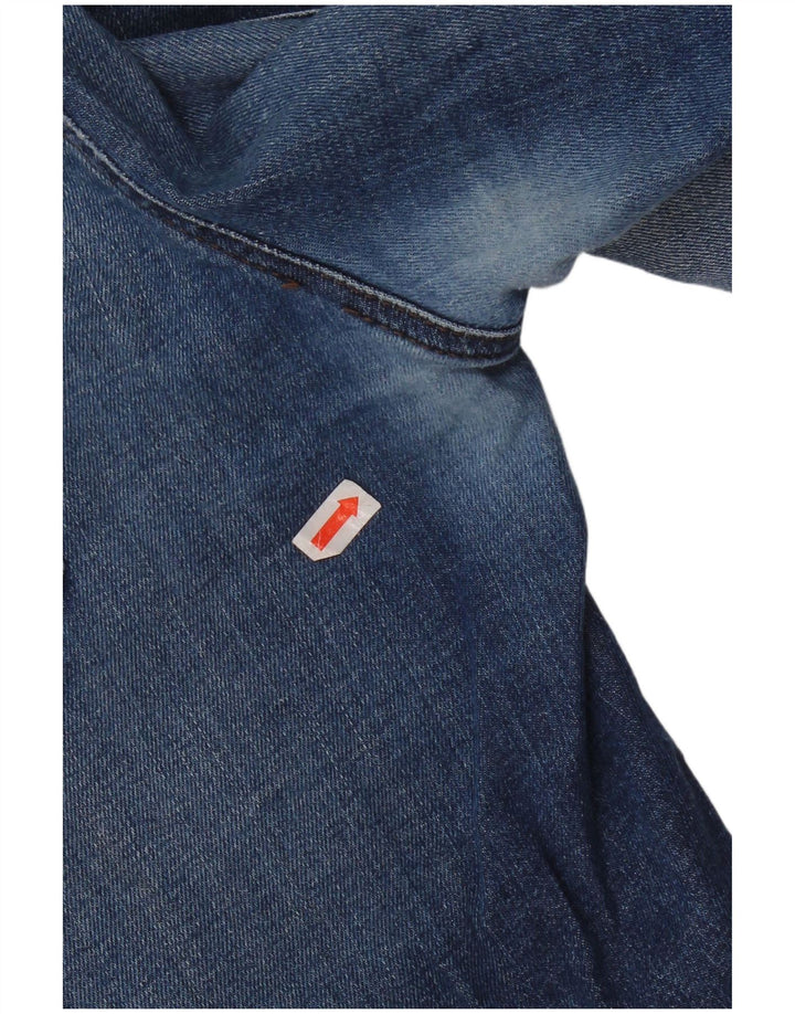 Sisley Mens Stockholm Slim Fit Denim Shorts W30 Medium Blue Cotton