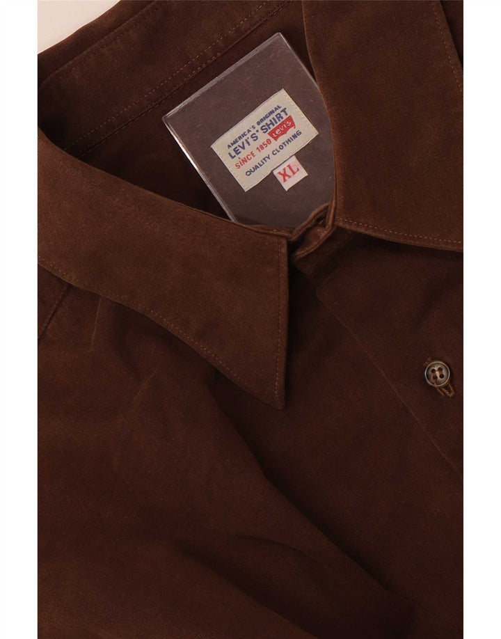 Levi's Mens Shirt XL Brown