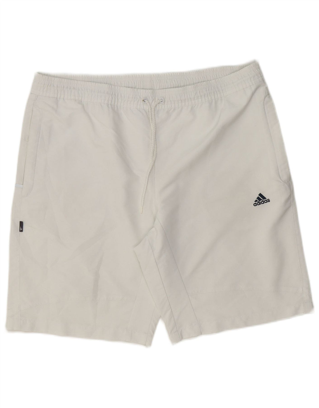 Adidas Mens Sport Shorts Medium White Polyester