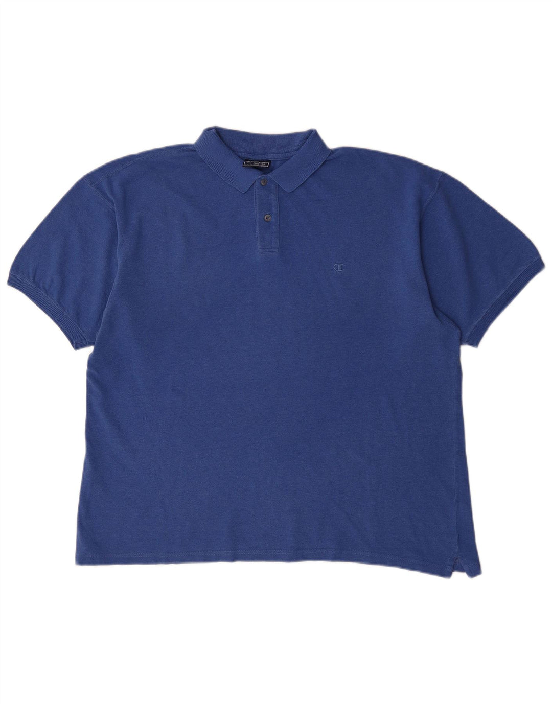 Champion Mens Polo Shirt XL Blue Cotton
