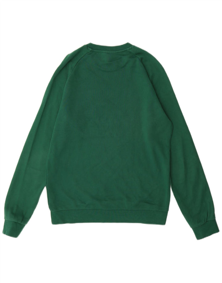 Adidas Mens Graphic Sweatshirt Jumper Medium Green Cotton