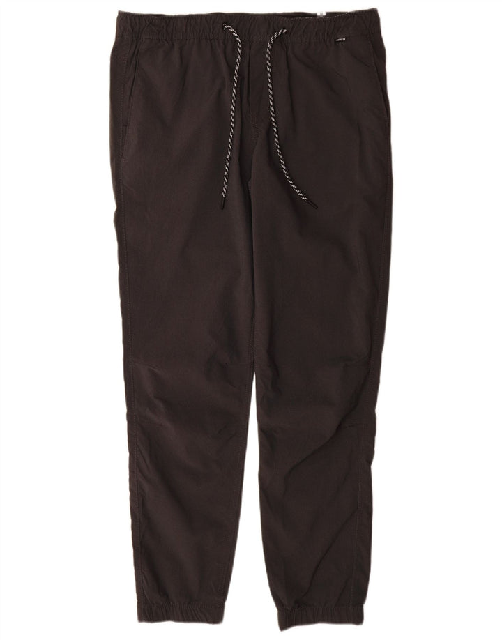 Hurley Womens Joggers Chino Trousers Medium W32 L30 Grey Nylon