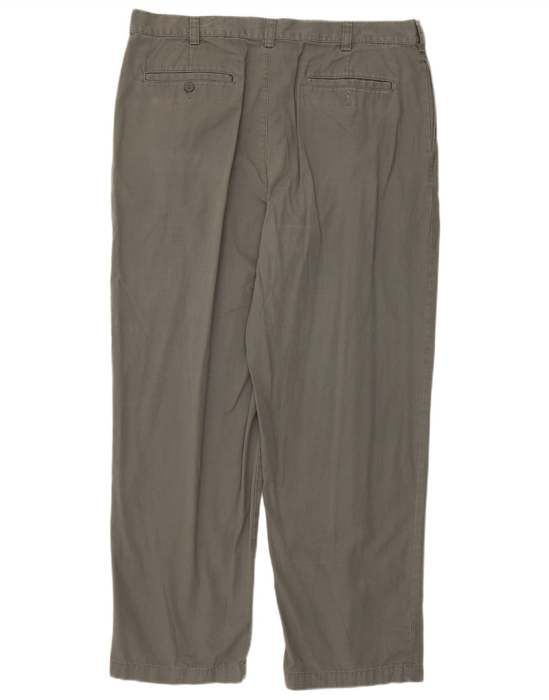 Eddie Bauer Mens Pegged Chino Trousers W38 L30 Grey Cotton