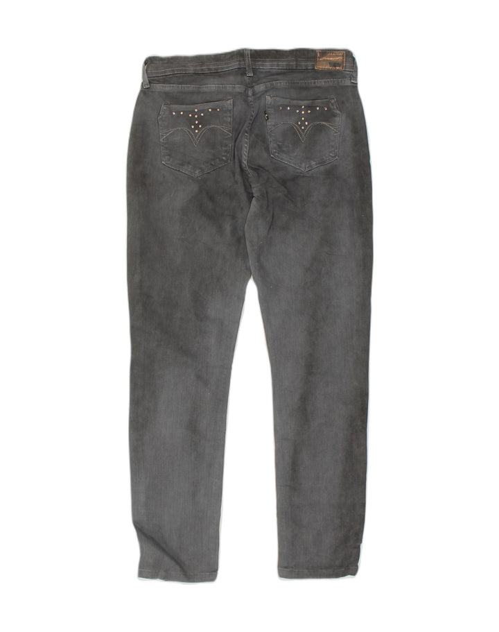 LEVI'S Womens Low Waist Skinny Jeans W29 L29 Grey Tie Dye Cotton | Vintage Levi's | Thrift | Second-Hand Levi's | Used Clothing | Messina Hembry 