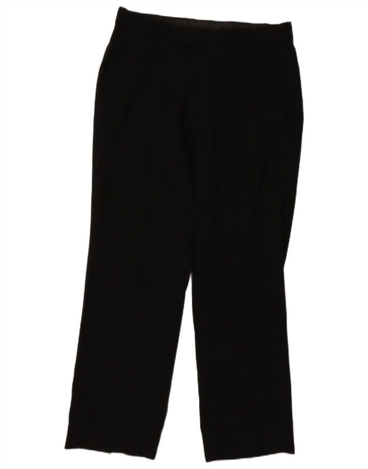 Next Mens Straight Chino Trousers W34 L30 Black