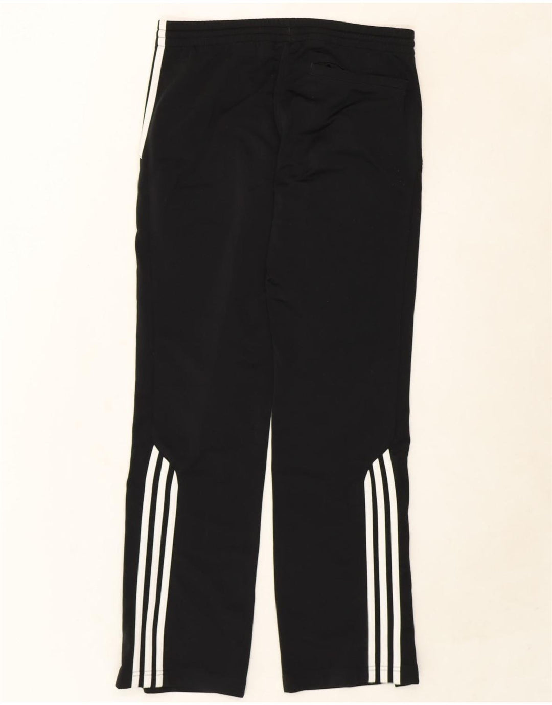 ADIDAS Boys Tracksuit Trousers 13-14 Years  Black Polyester Vintage Adidas and Second-Hand Adidas from Messina Hembry 