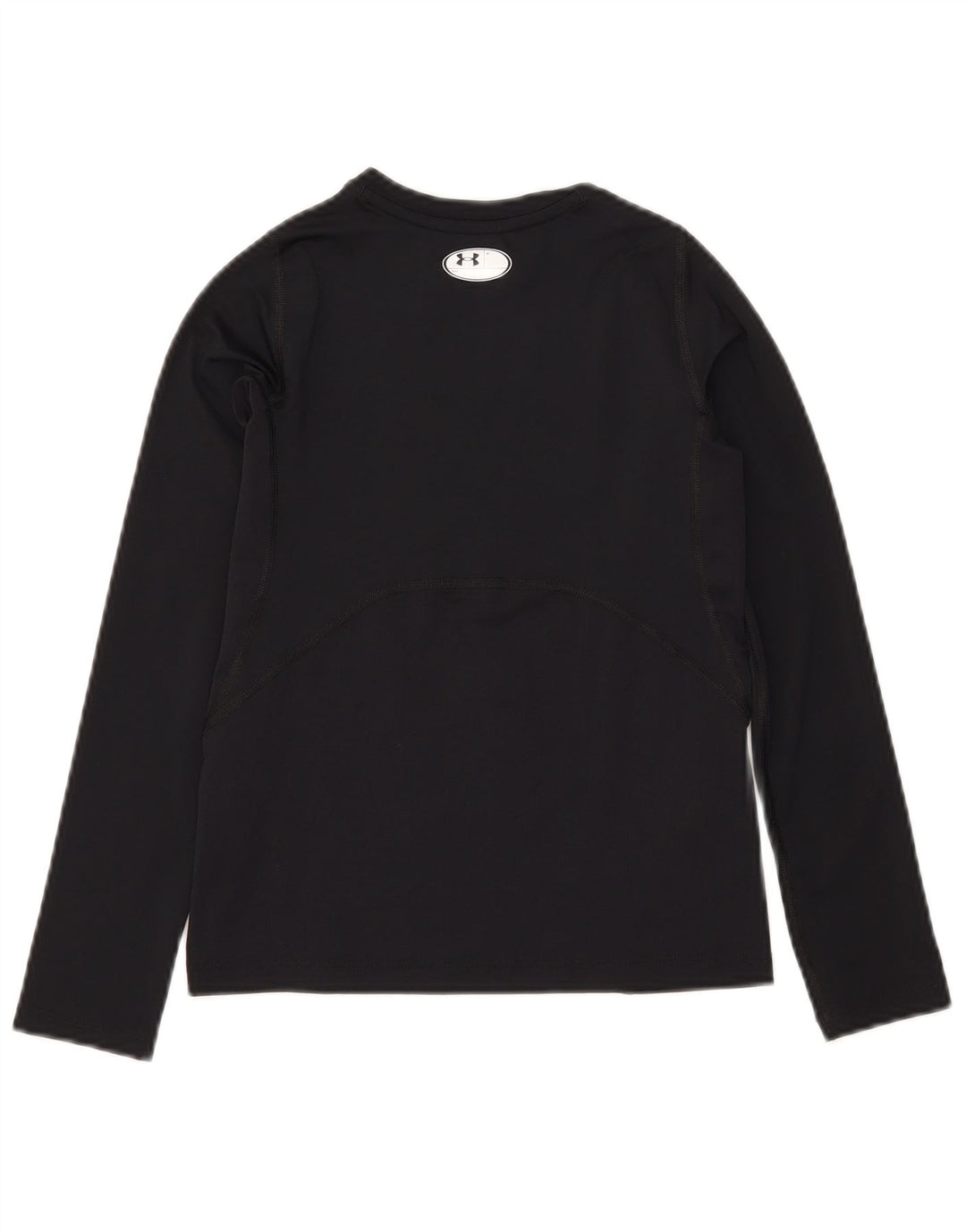 Under Armour Boys Heat Gear Top Long Sleeve 9-10 Years Medium Black