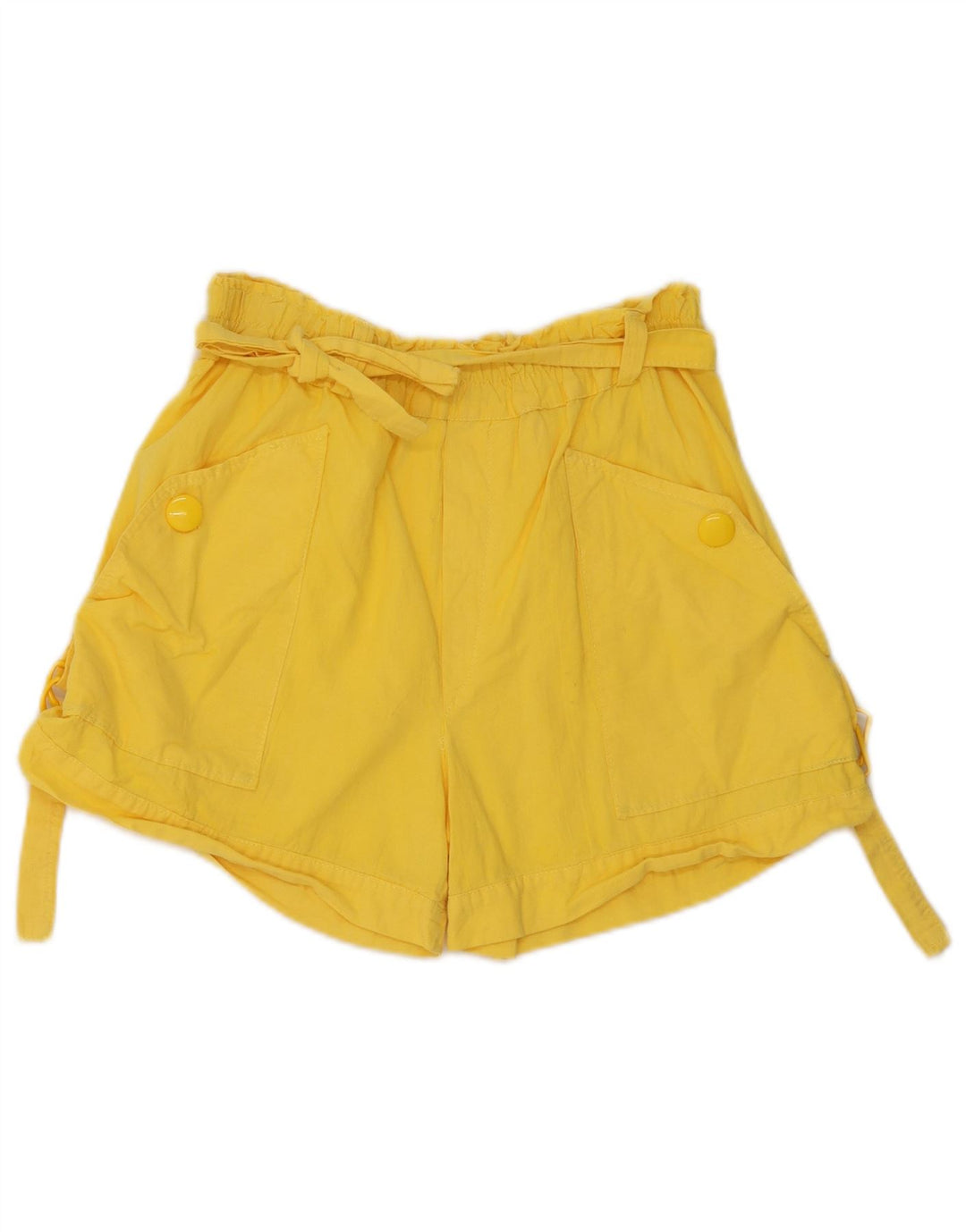 Vintage Womens Cargo Shorts W28 Medium Yellow