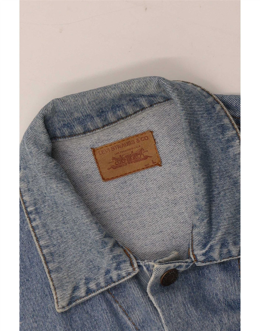 Levi's Mens Denim Jacket UK 40 Large Blue
