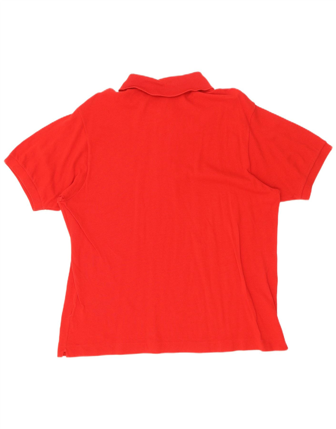 Lacoste Mens Polo Shirt Size 6 XL Red Cotton