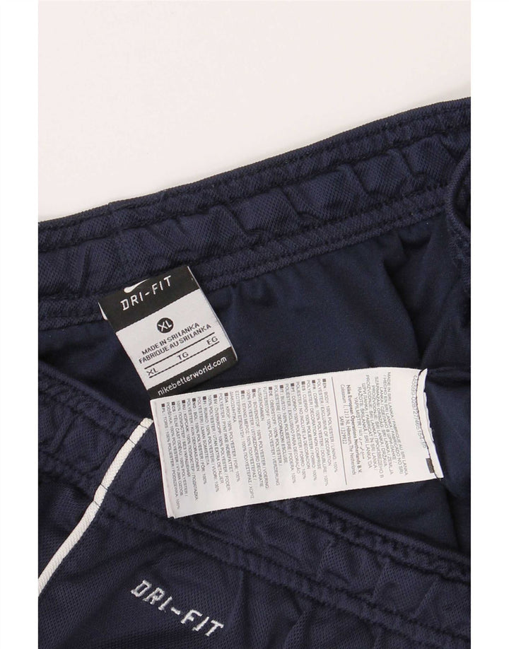Nike Mens Dri Fit Sport Shorts XL Navy Blue Polyester