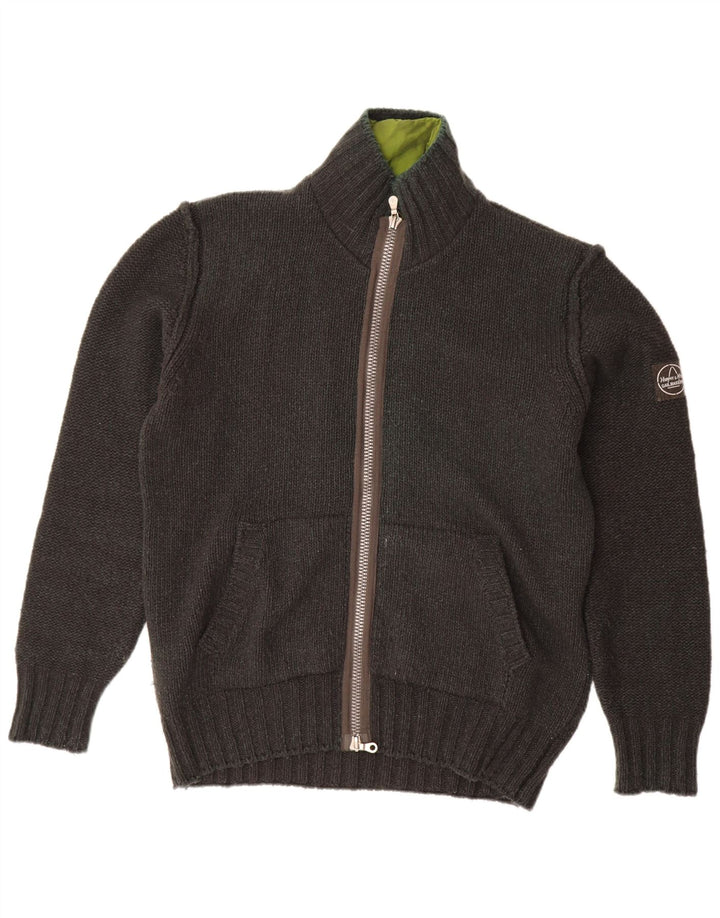 MURPHY & NYE Mens Sailmakers Cardigan Sweater XL Grey Wool