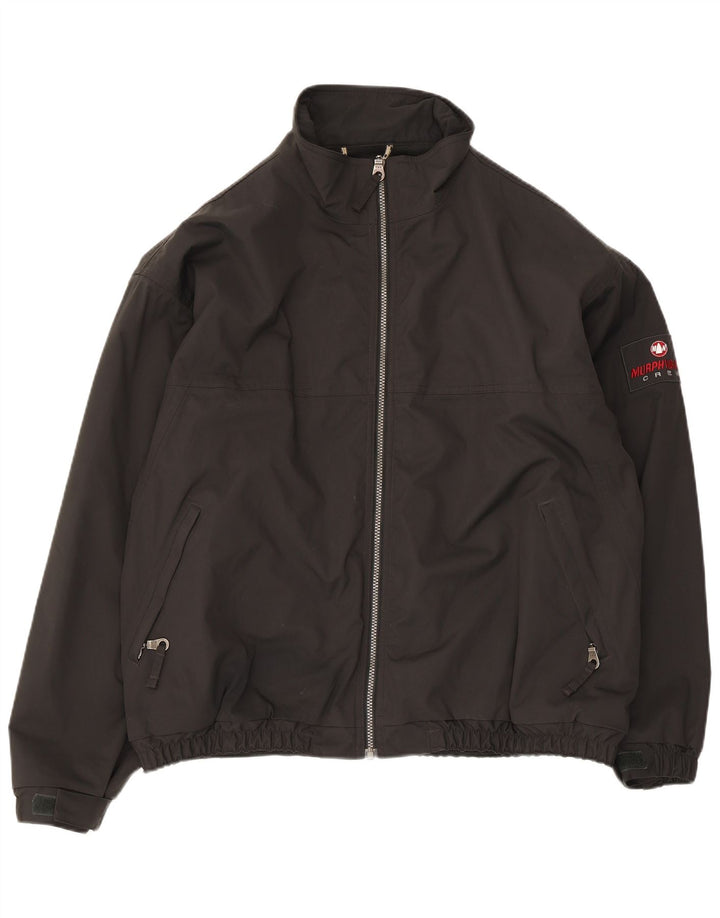Murphy & Nye Mens Bomber Jacket UK 42 XL Black Polyamide