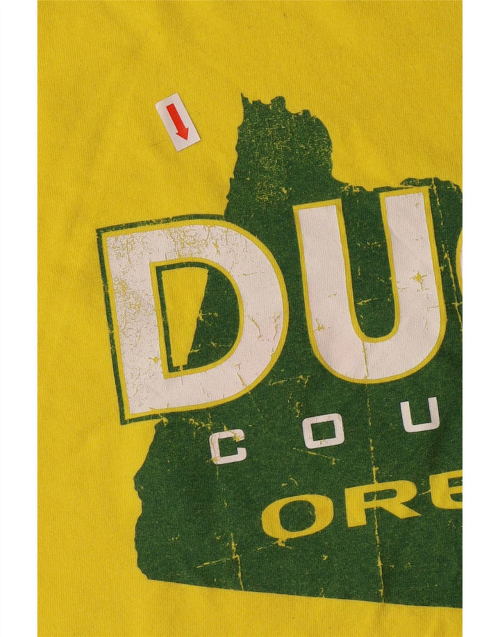 Russell Athletic Mens Graphic T-Shirt Top 2XL Yellow