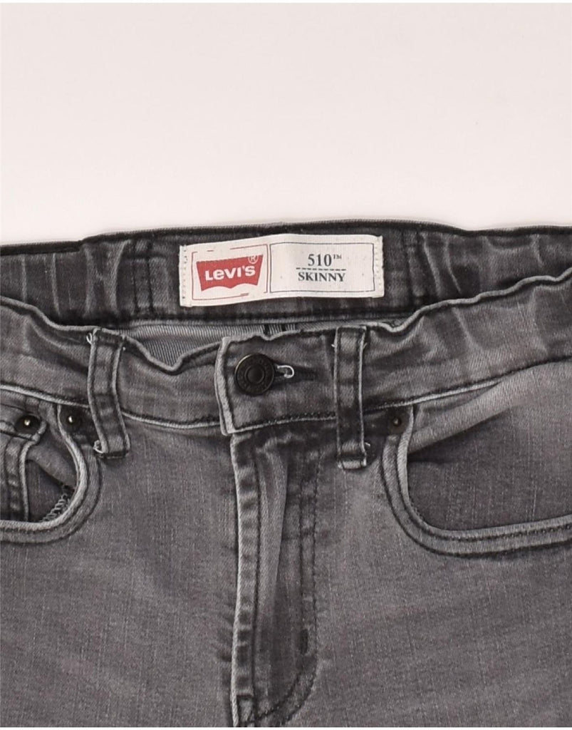 LEVI'S Boys 510 Skinny Jeans 11-12 Years W26 L27 Grey Cotton | Vintage Levi's | Thrift | Second-Hand Levi's | Used Clothing | Messina Hembry 