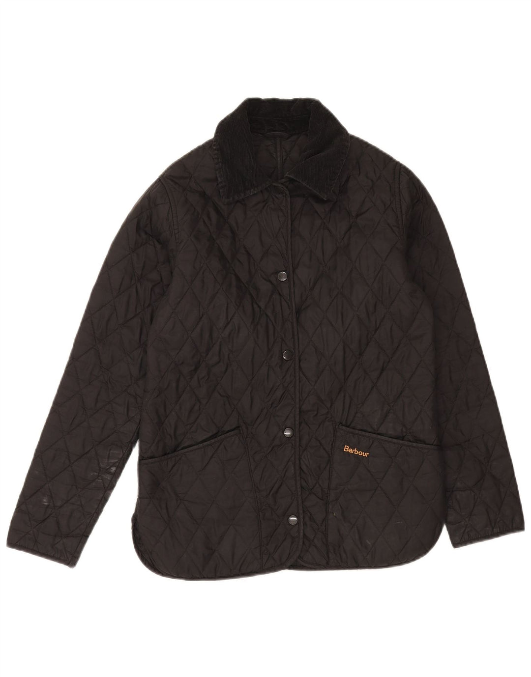Barbour Womens Quilted Jacket UK 8 Small Black