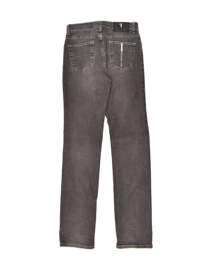 TRUSSARDI Womens Slim Jeans W26 L33 Grey Cotton | Vintage Trussardi | Thrift | Second-Hand Trussardi | Used Clothing | Messina Hembry 