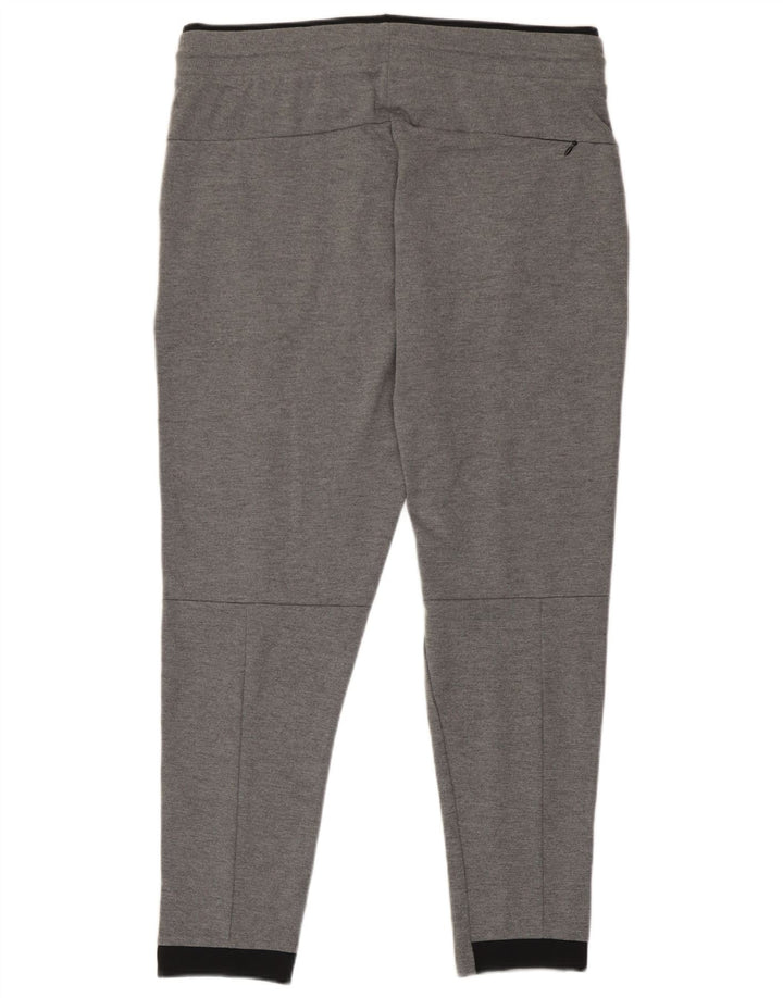 Zara Womens Tracksuit Trousers UK 18 XL Grey Colourblock Polyester