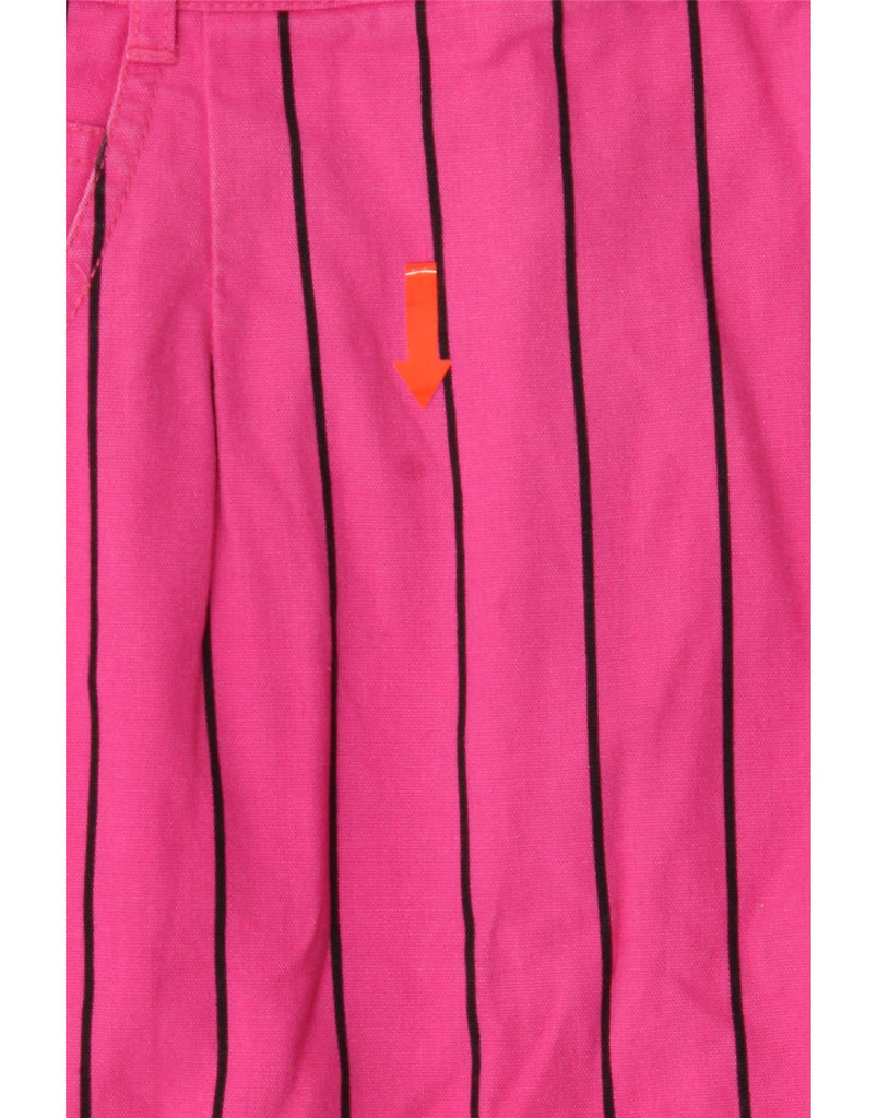 MEXX Womens Pencil Skirt IT 40 Small W27  Pink Striped Cotton Vintage Mexx and Second-Hand Mexx from Messina Hembry 