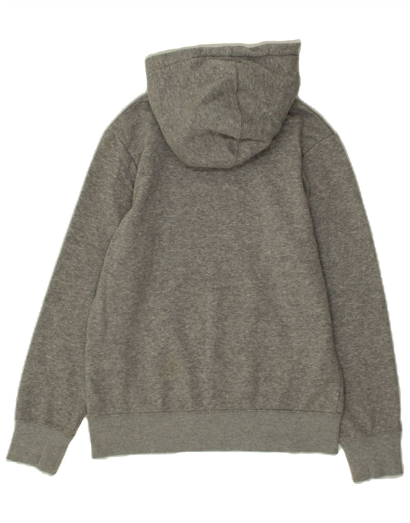 HURLEY Boys Graphic Hoodie Jumper 10-11 Years Medium Grey Cotton Vintage Hurley and Second-Hand Hurley from Messina Hembry 